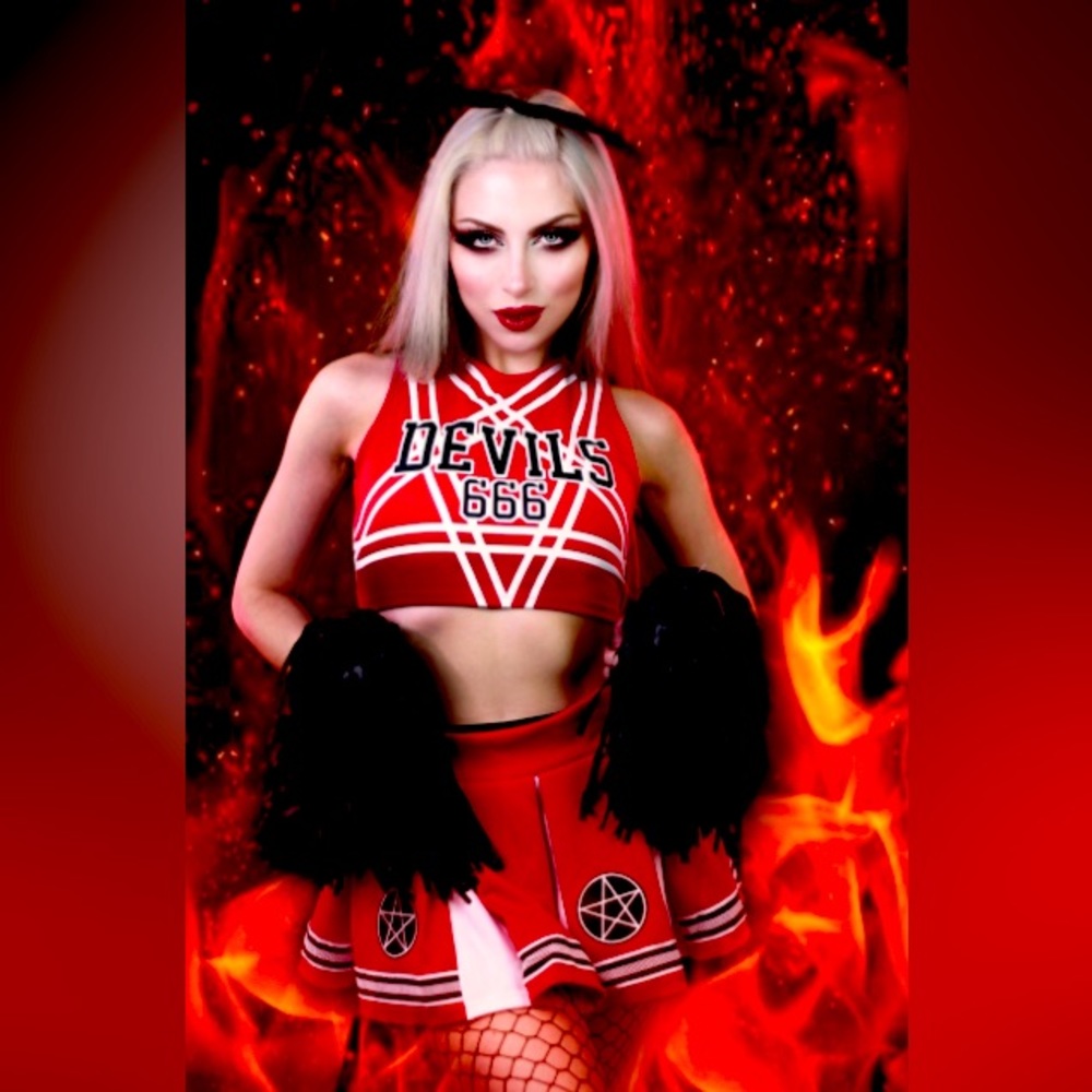 DOLLS KILL🥵🤤 Satans Cheerleader Costume